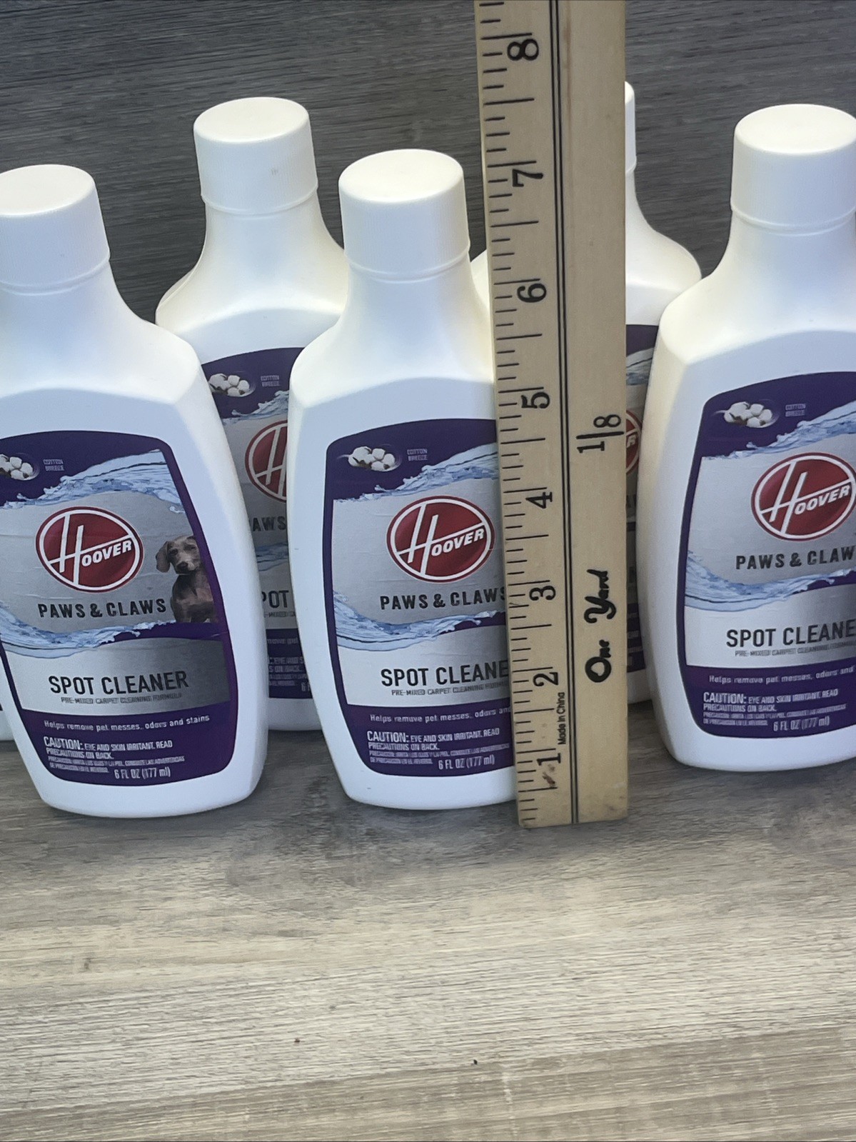 Hoover Paws & Claws Spot Cleaner Carpet Cleaning Formula 6 oz New Lot Of 6