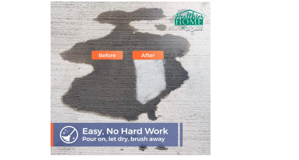 Motor Oil Stain Remover Pull Out Grease Remove Garage Floor Driveway Stains Lift