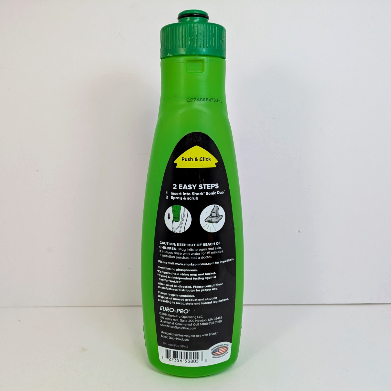 Shark Sonic Duo Wood Hard Floor Tile Cleaner Italian Citrus 32oz Non-Toxic NEW