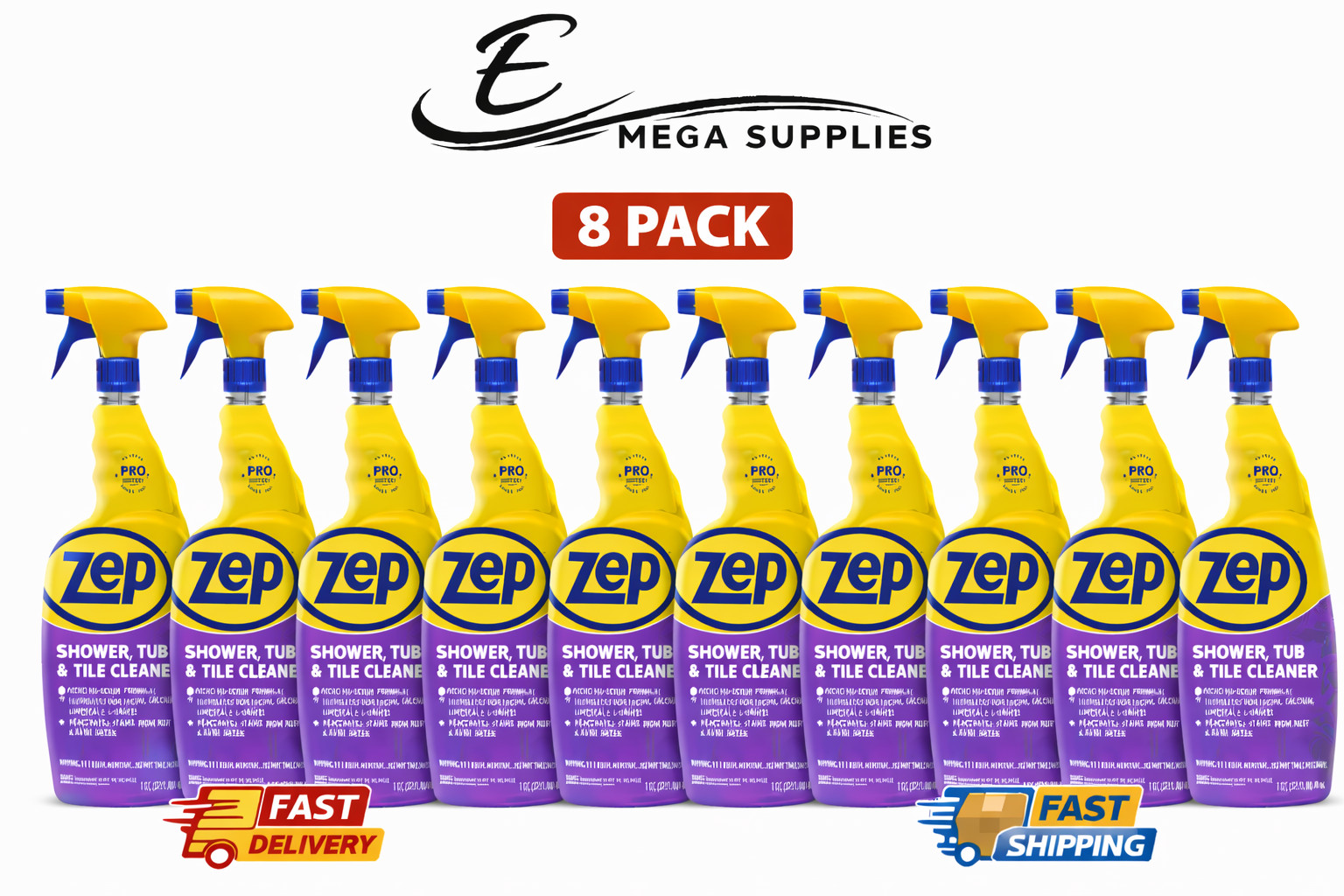 Zep Fast 505 Cleaner & Degreaser – Tube and Tire Cleaner – 32 oz (Case of 8)