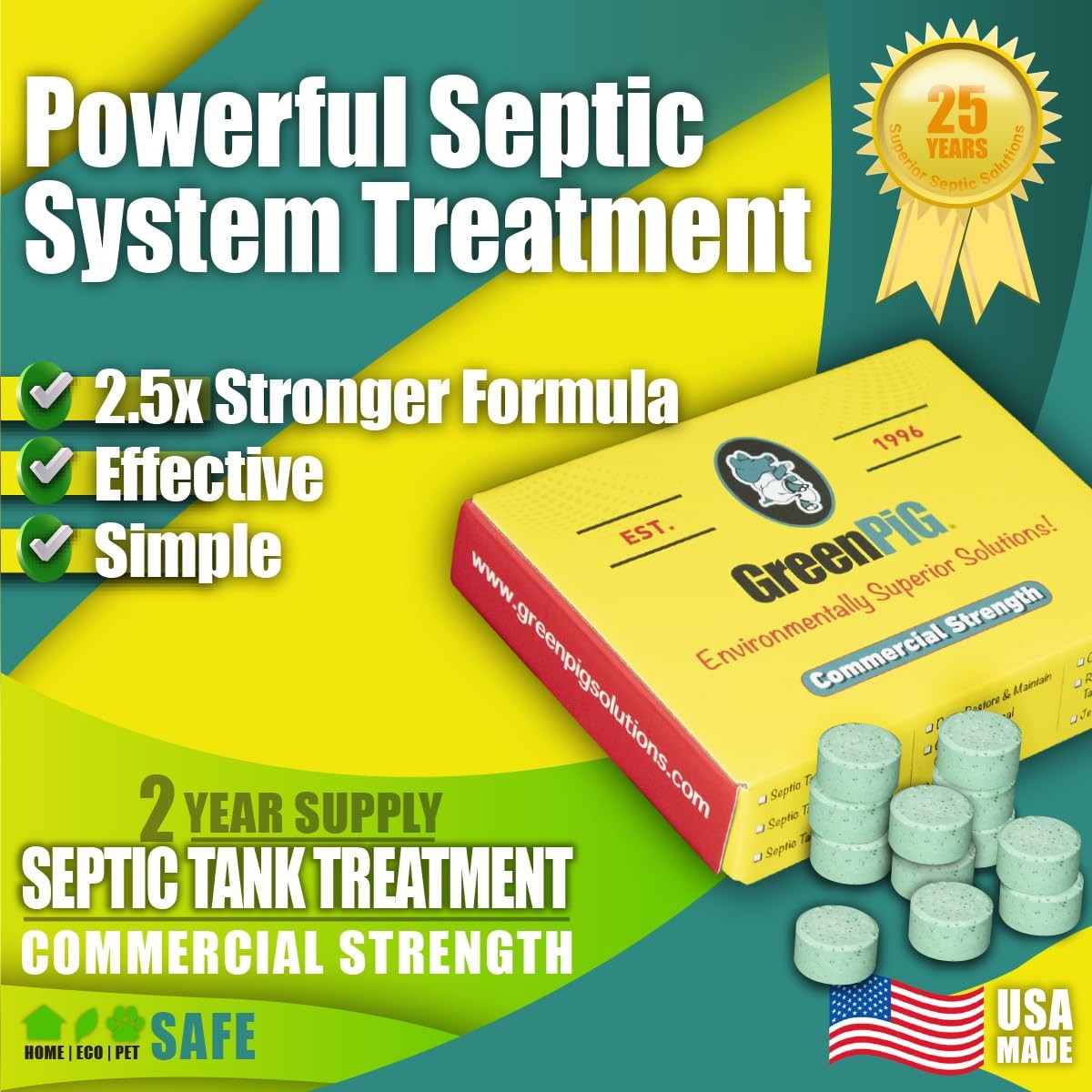 Septic Tank Treatment Pods- Aids in the Breakdown of Septic Waste to Prevent …