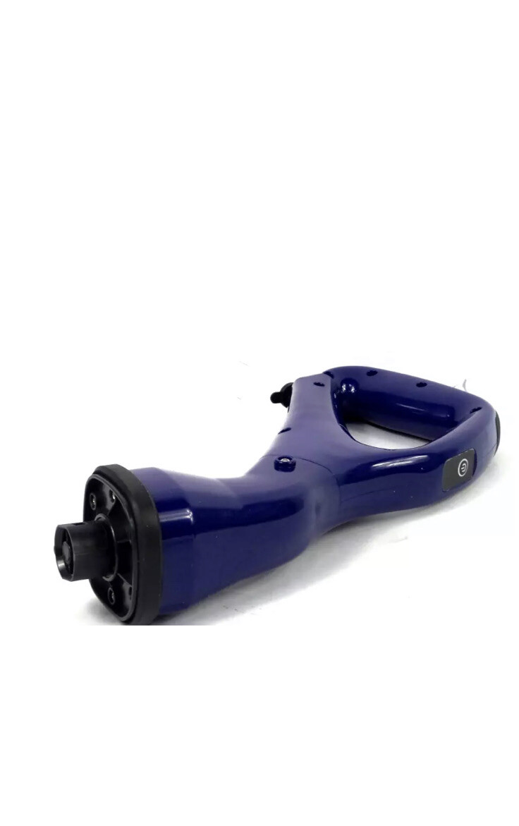 6-Piece Compact Cordless Power Scrubber with Cleaning Attachments Navy Blue New