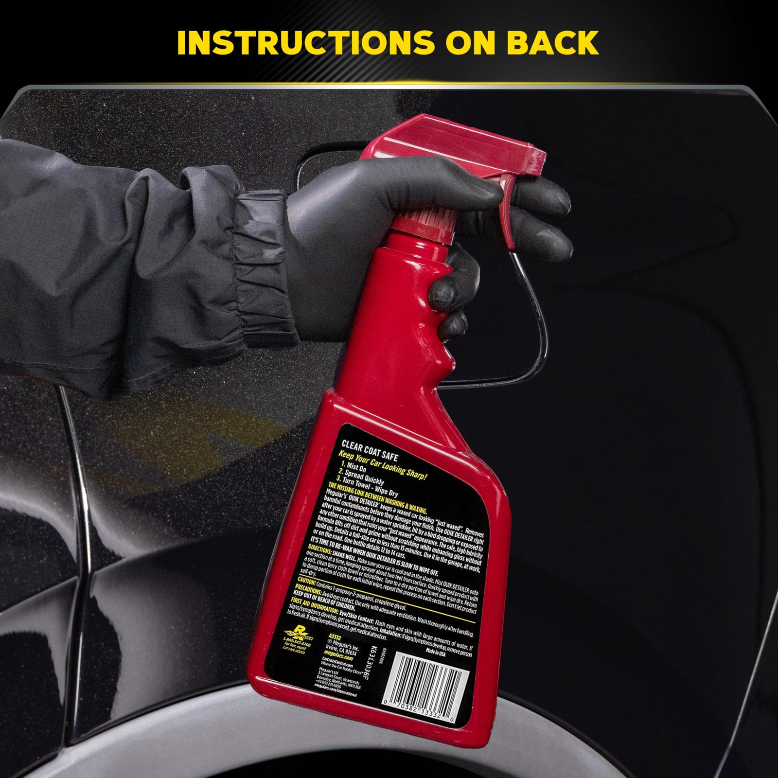 HeavyDuty Car Exterior Cleaner Mist & Wipe 32 oz for Car Detailing
