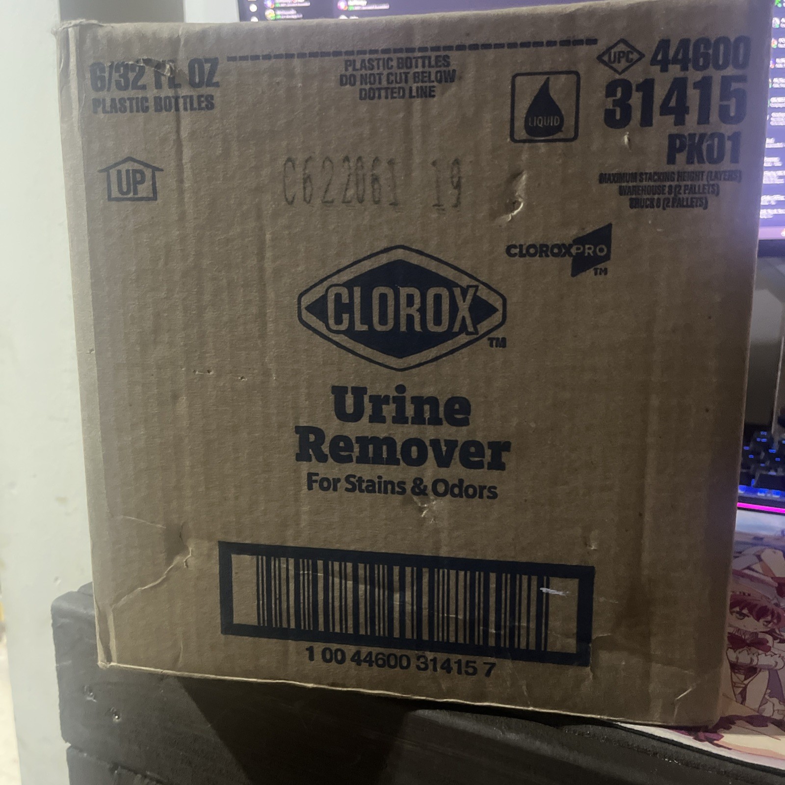 6-Pack Clorox Clean Floral Urine Remover Liquid All-Purpose Cleaner 32-fl oz