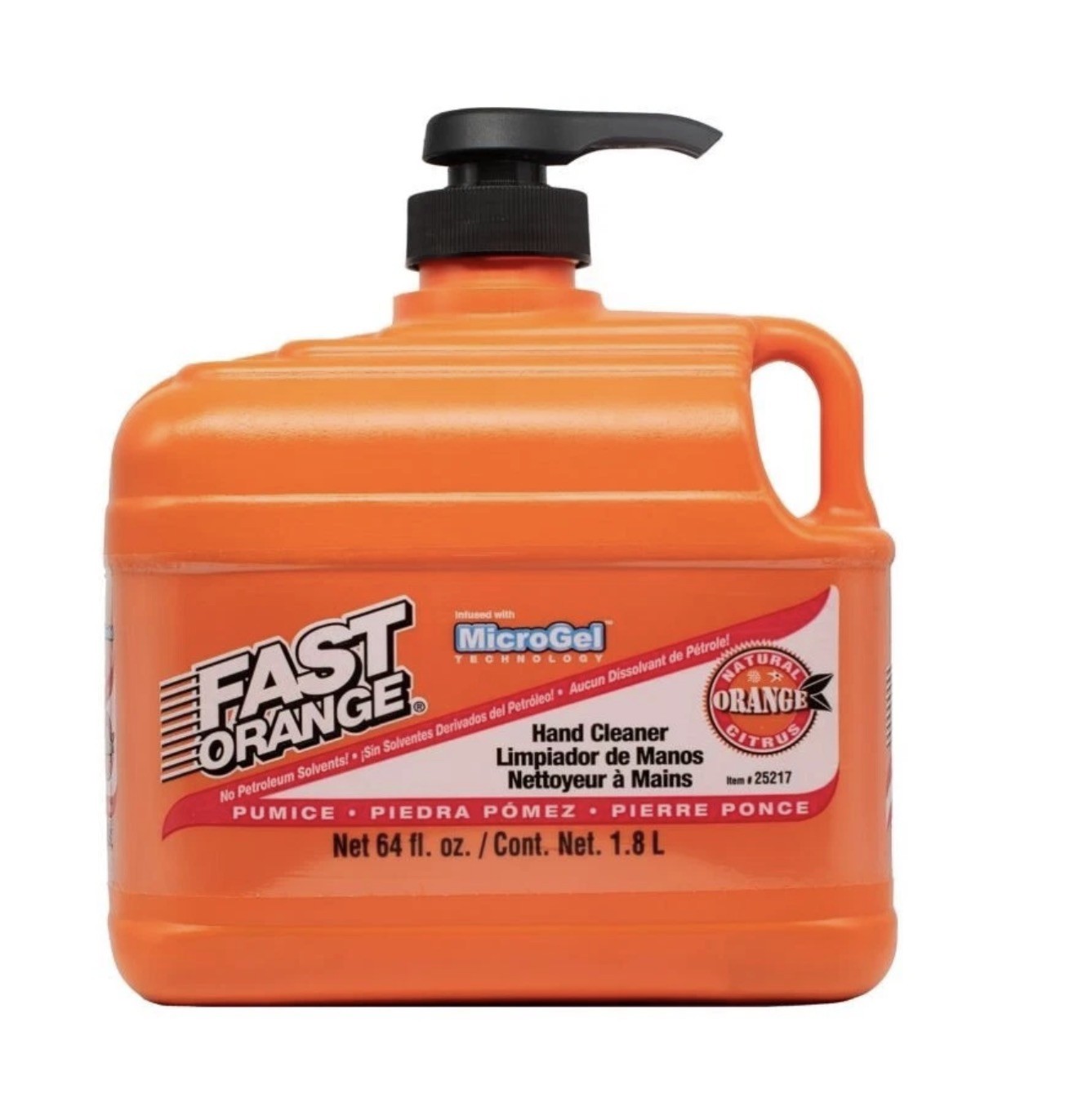 NEW Fast Orange Heavy Duty Hand Cleaner/ Pumice Lotion 64 Fl Oz jug