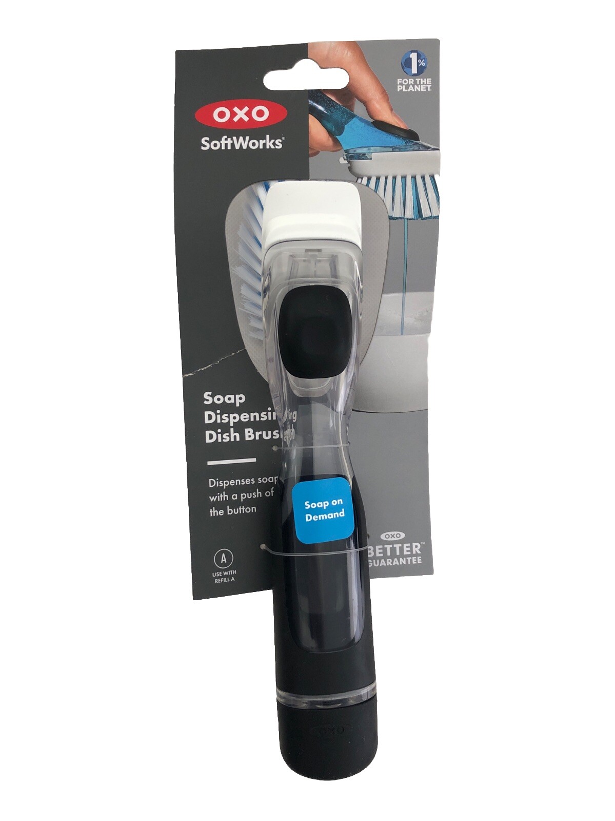 New OXO Good Grips Soap Dispensing Dish Brush