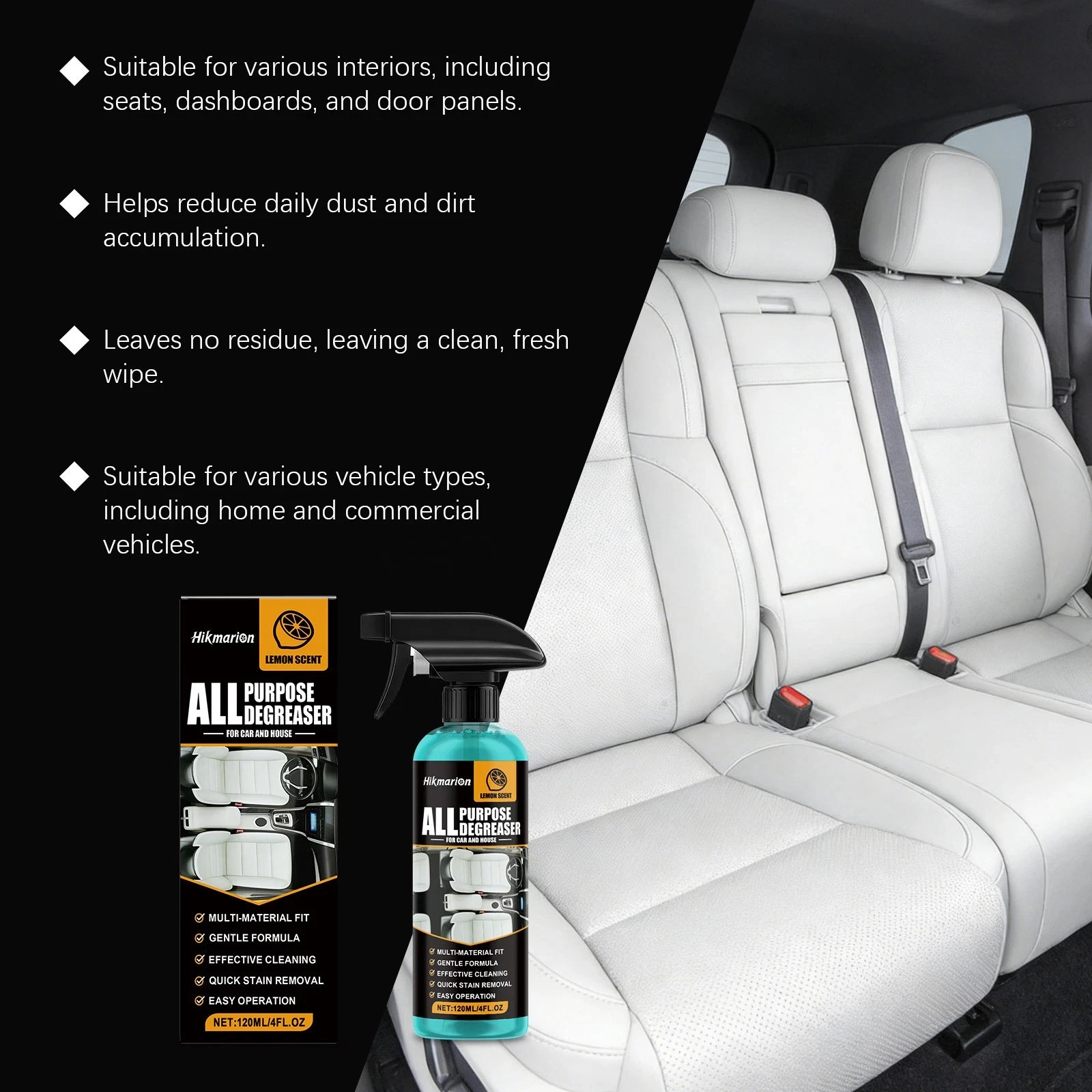 All Purpose Degreaser for Car and House, All Purpose Cleaner for Car Detailing &