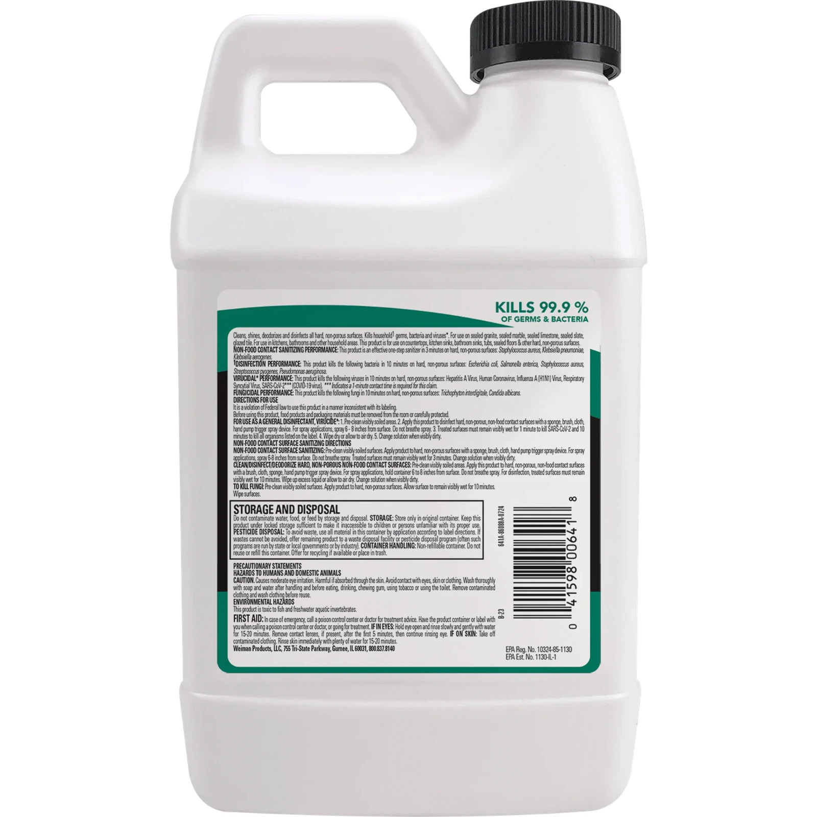 Weiman Granite Cleaner and Polish Refill – 64 fl oz