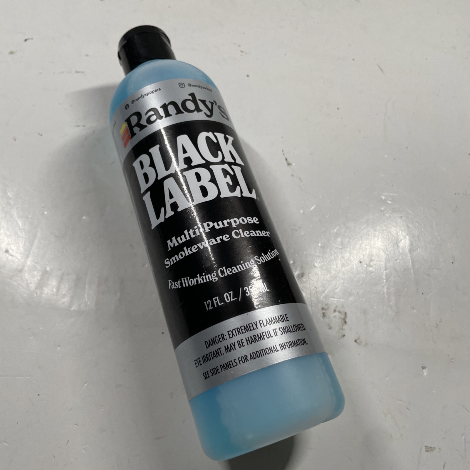 Randy’s Black Label Glass, Metal, Ceramic Cleaner, 12 fl. oz NEW