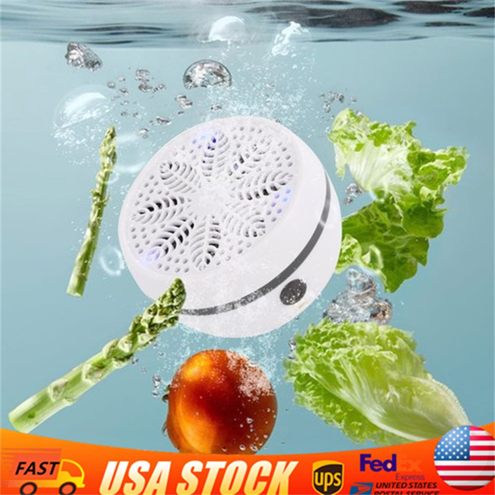 Portable Fruit & Vegetable Cleaner 8L Mini Fruit Washing Machine 14W 3 Gears 15V