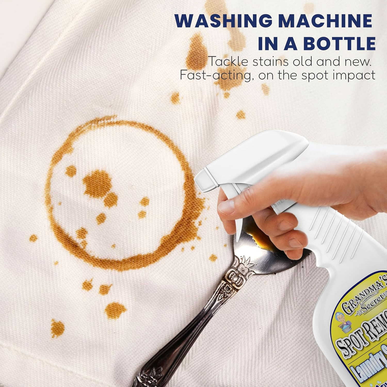 Grandma’S Secret Spot Remover Laundry Spray – Chlorine, Bleach and Toxin-Free Fa