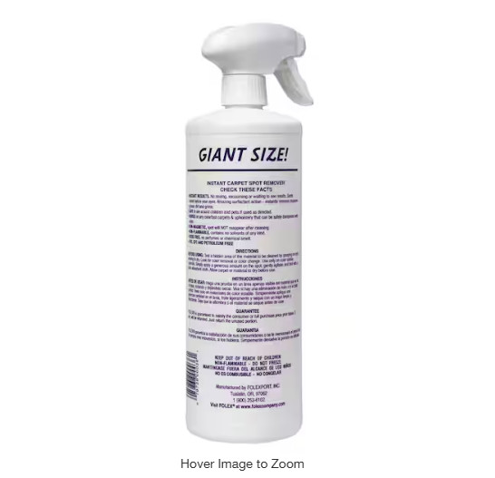 36 oz. Instant Carpet Spot Remover Carpet Cleaner