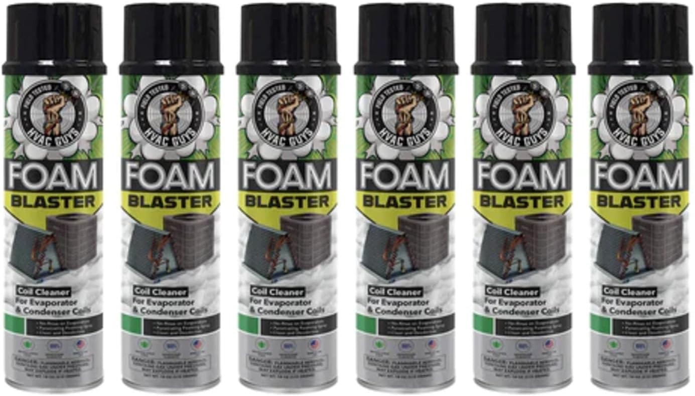 Fast-Acting AC Coil Cleaner Spray – 18 fl oz (6 Pack)