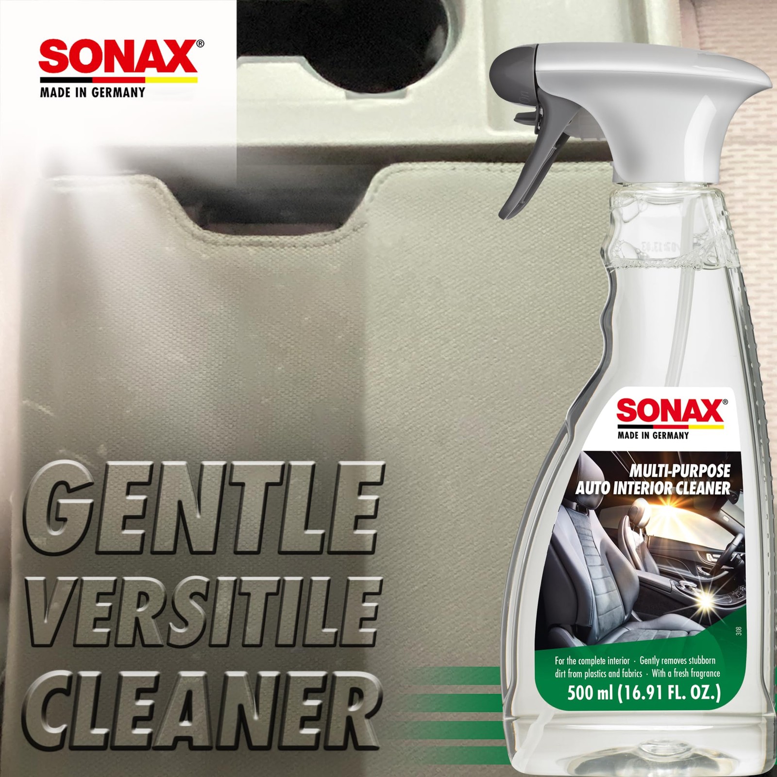 Multi-Purpose Interior Cleaner 321200 | Powerful Stain Remover & Deodorizer f…