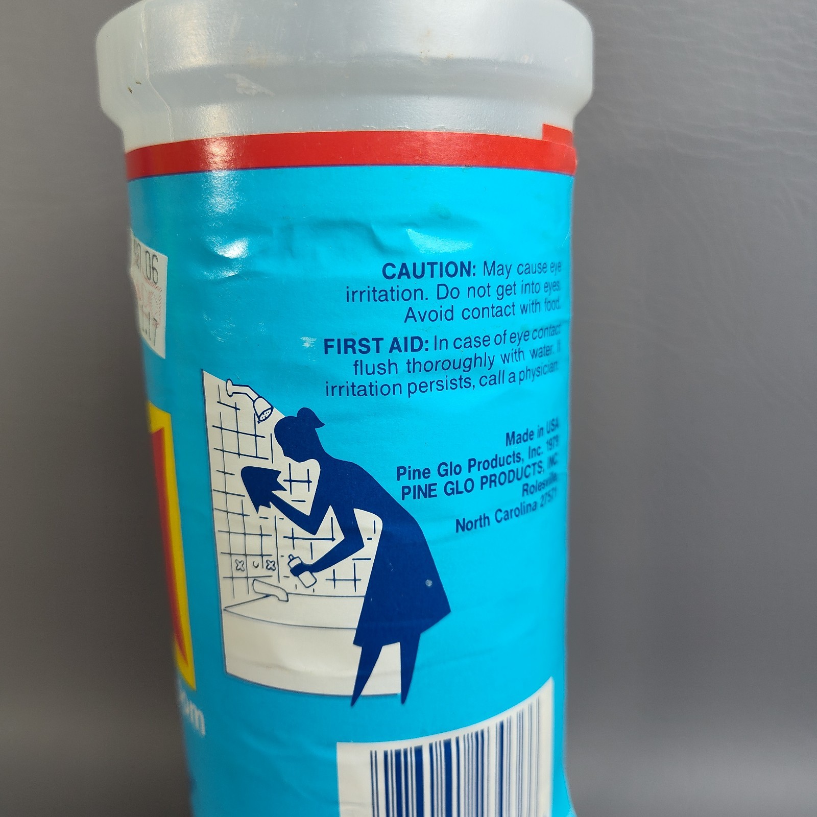 Vintage 1979 Pine Glo Bowl Glo Toilet Bowl Bathroom Cleaner Movie Prop Graphics