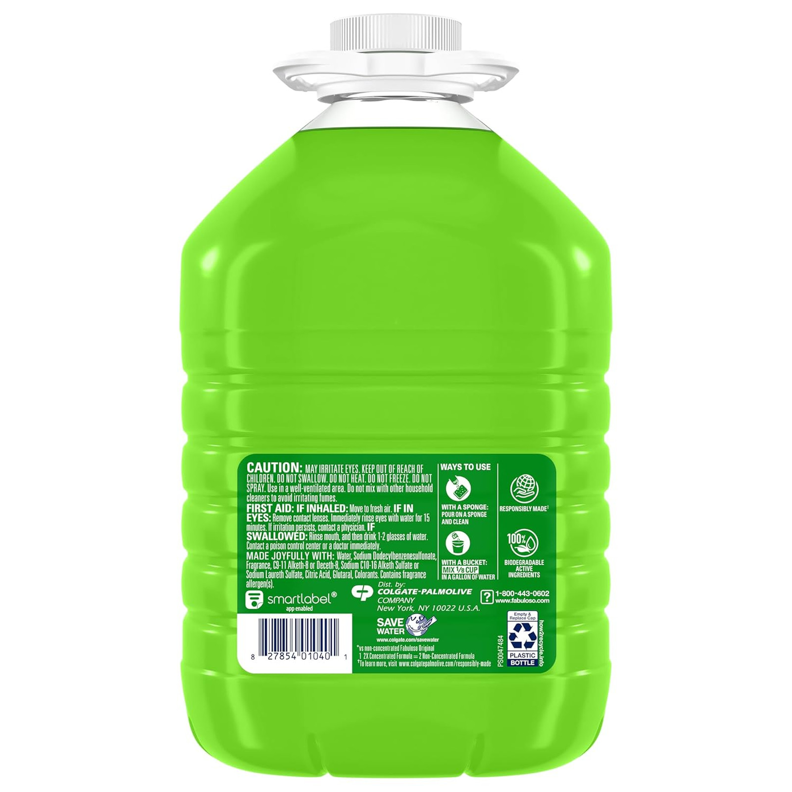 Fabuloso 2X Concentrated Multi-Purpose Cleaner Long-Lasting Scent 128 Fl Oz