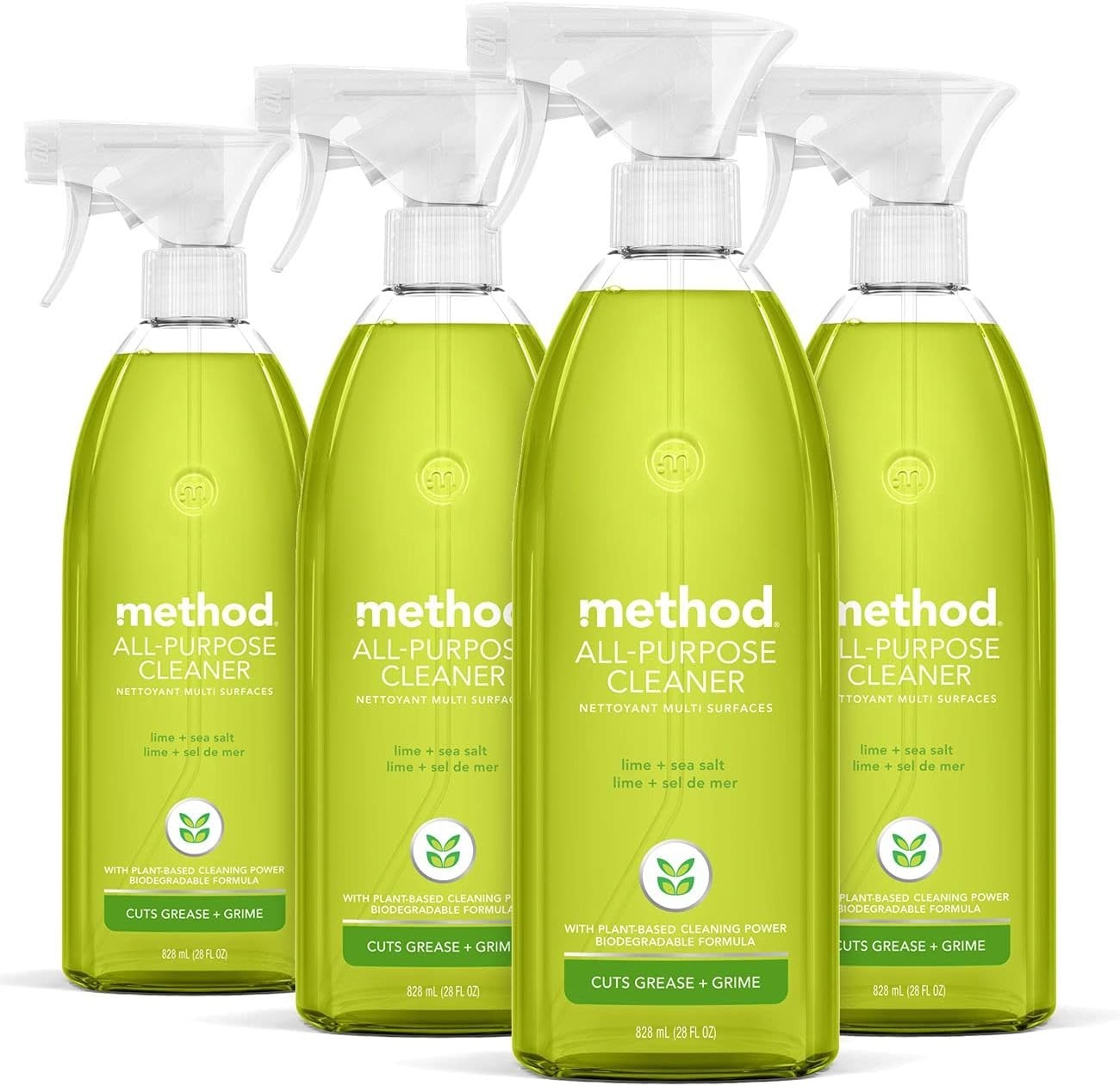 All-Purpose Cleaner Spray with Lime Sea Salt Scent for Counters and Tiles