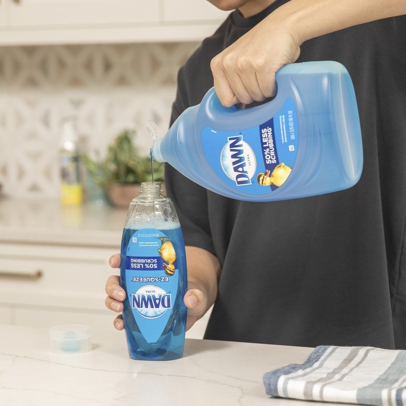 Ultra Dish Soap Liquid Grease Removal Multi Use Cleaner Biodegradable 70oz