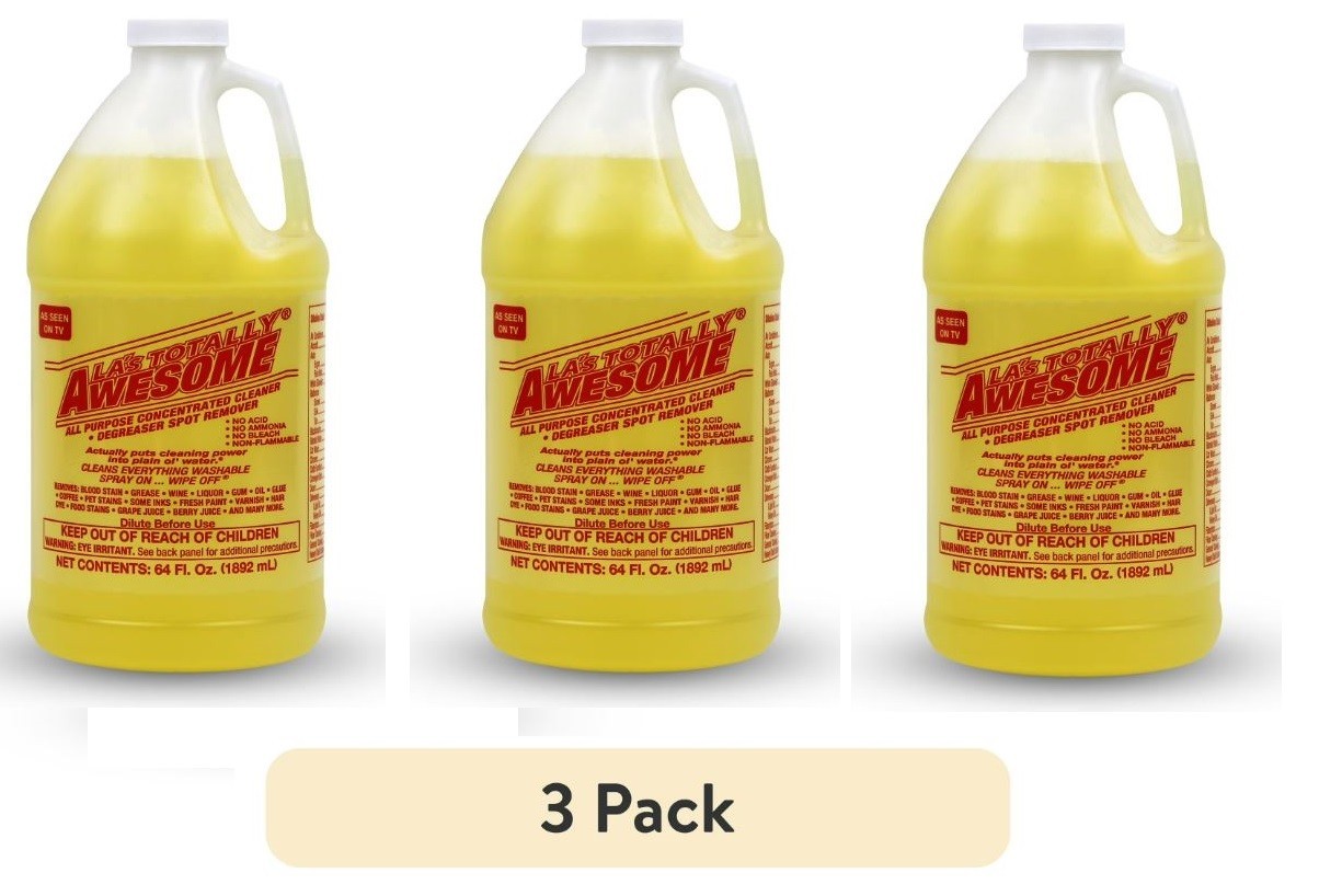 3Pack LA’s Totally Awesome All Purpose Cleaner Concentrate 64 oz