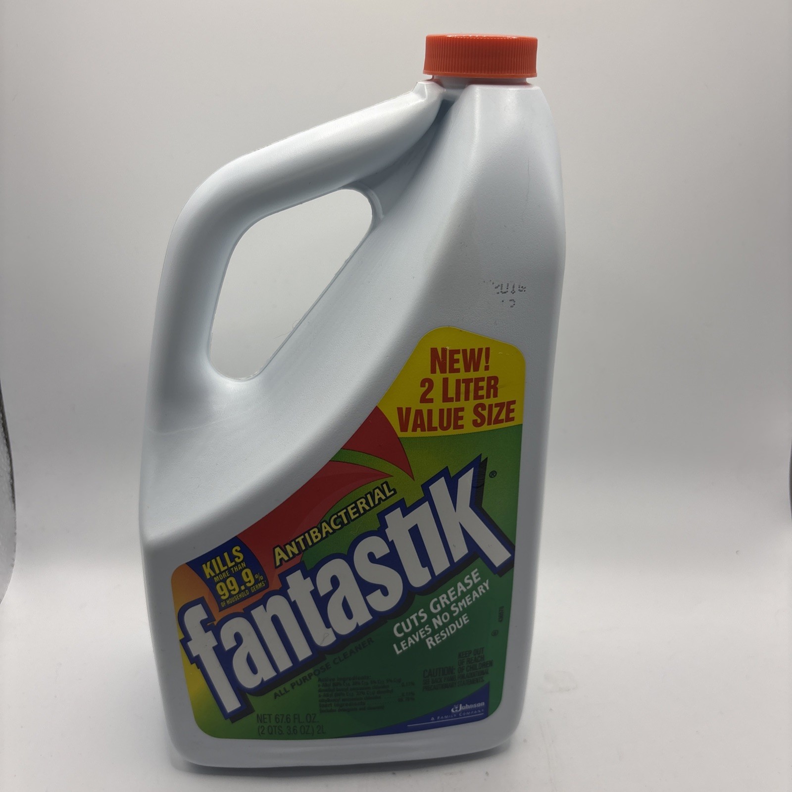 Vtg Fantastik 67.6 Oz Refill Bottle Movie TV Prop Collectible 70% Full