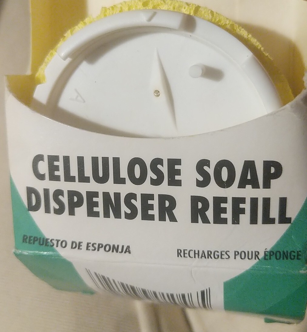Libman Love Handles vtg cellulose Soap Dispenser refill 2003