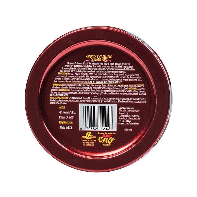 Cleaner Wax Paste Glossy Finishes Cleans Shines Protects Easy Application New