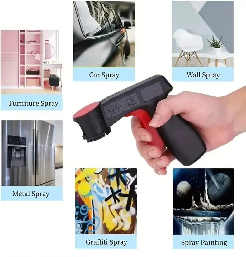 Portable Spray Paint Gun Handle Reusable Universal Plastic Grip Car Paint Tool