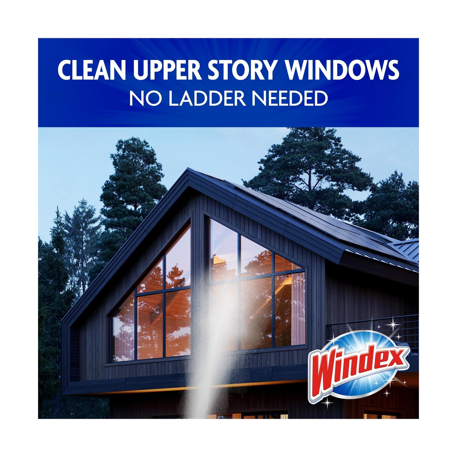 Windex Outdoor Window and Glass Cleaner for Hose Ammonia Free, Concentrated F…