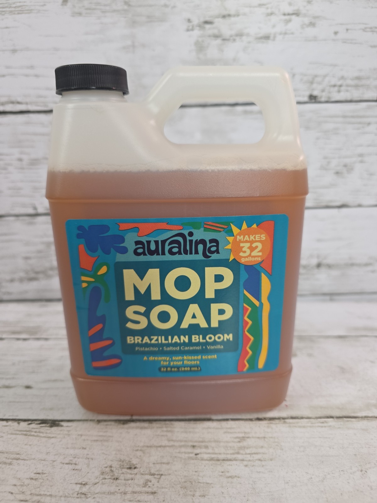 Pack Auralina Mop Soap Brazilian Bloom Floor Cleaner 32oz Concentrate