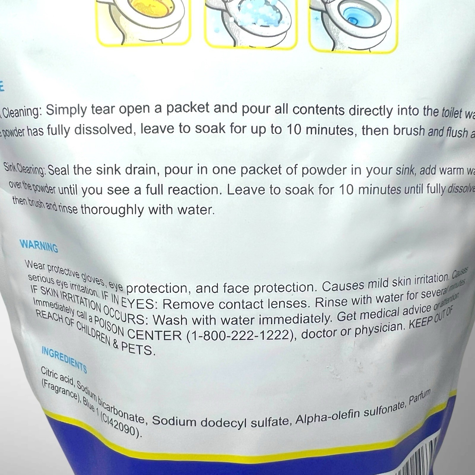 Splash Advanced Cleaning 14.11 oz Toilet Bowl Cleaner Powder Lot Of 2