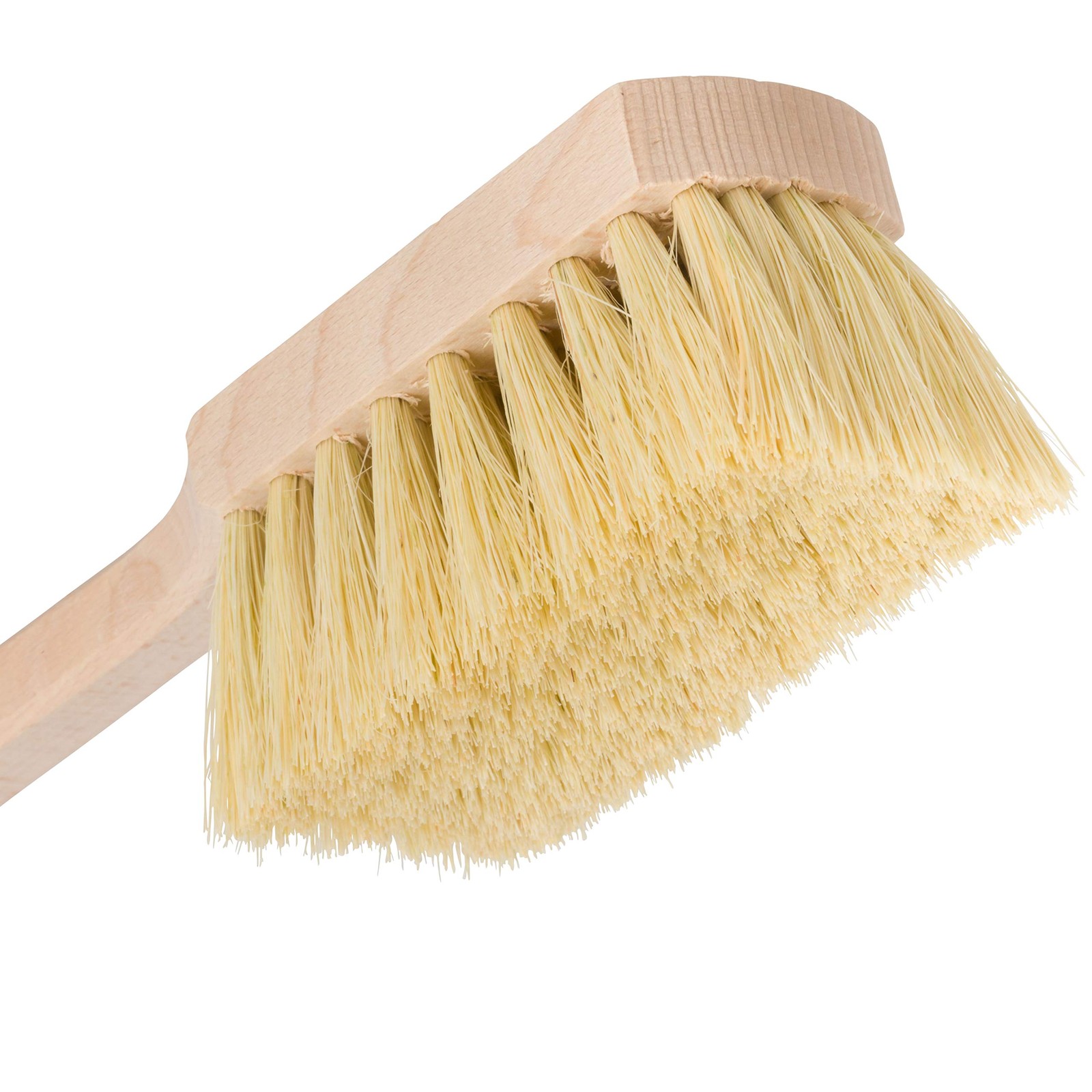 Wheel Brush, Extra-Long Handle, Beechwood and Durable Tampico Fiber, 17-3/4 i…