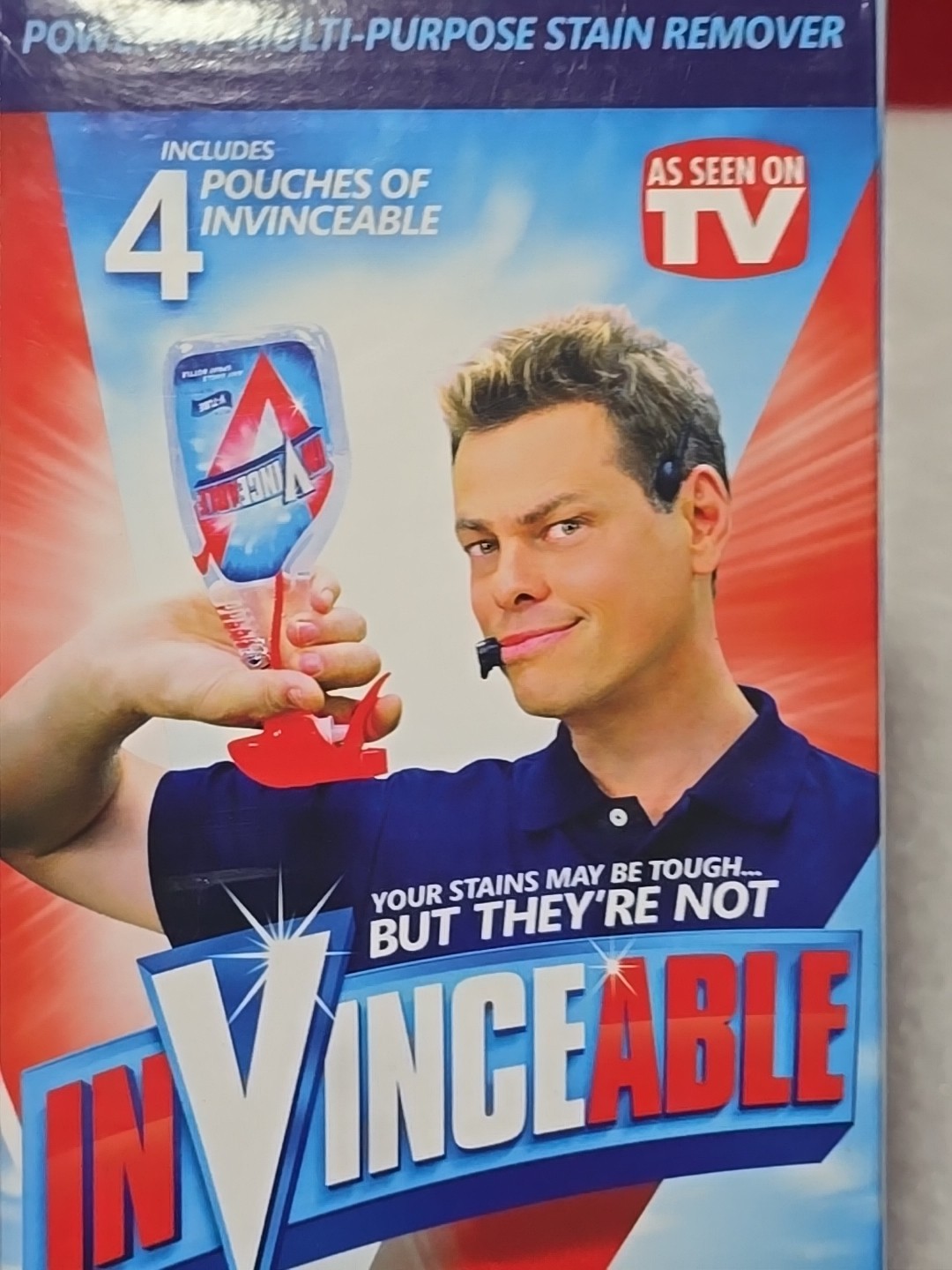 InVinceable All In One Stain Fighter As Seen on TV spray bottle-invincible