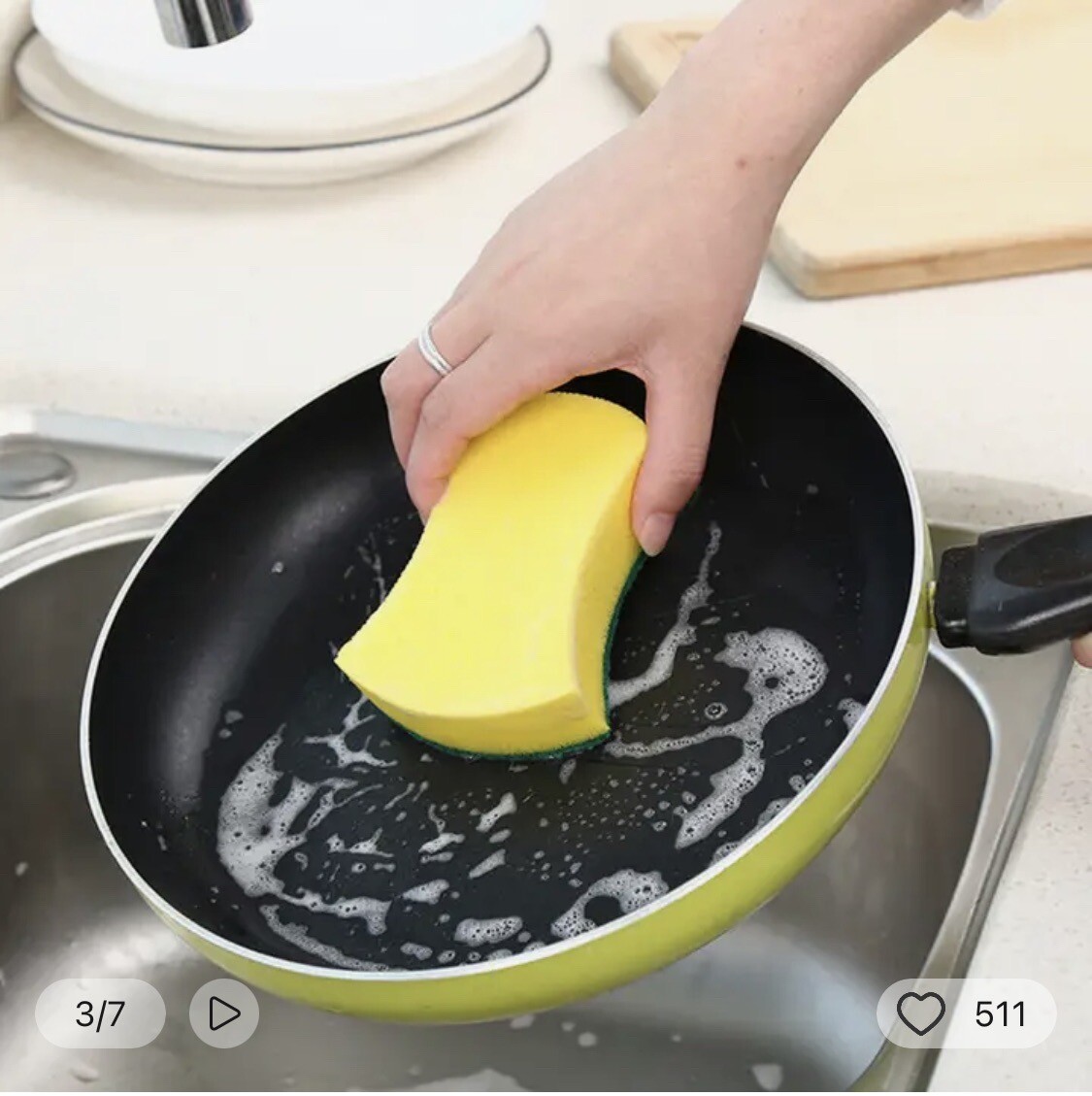 Cleaning Tools ￼ 20pcs Dishwashing Sponge Kitchen Nano Emery Magic Clean Rub