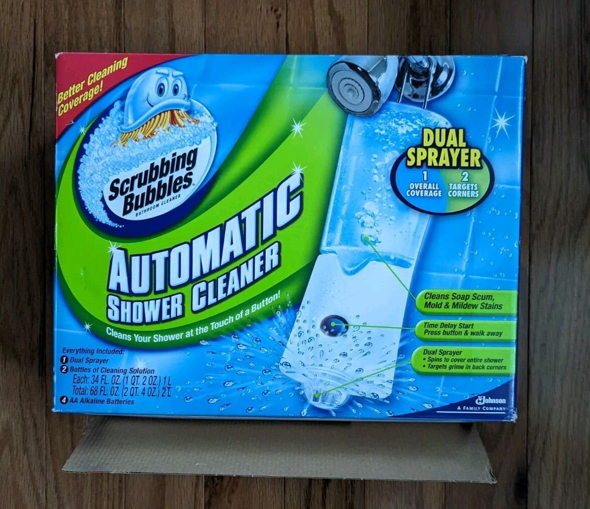 Scrubbing Bubbles Automatic Shower Cleaner Sealed 2 Bottles Solution Refill NOB