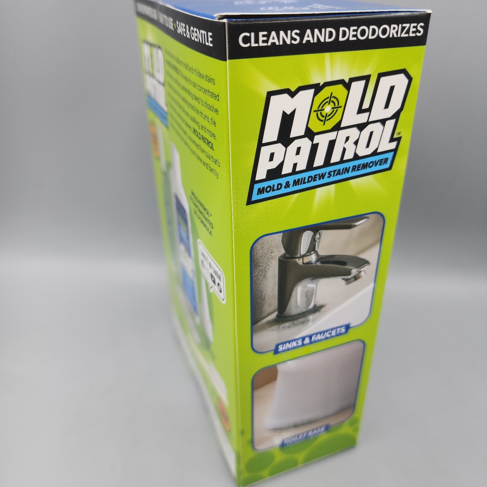 Mold Patrol Mold & Mildew Stain Remover Gel 7oz Kit w/ Grout Pen & Brush