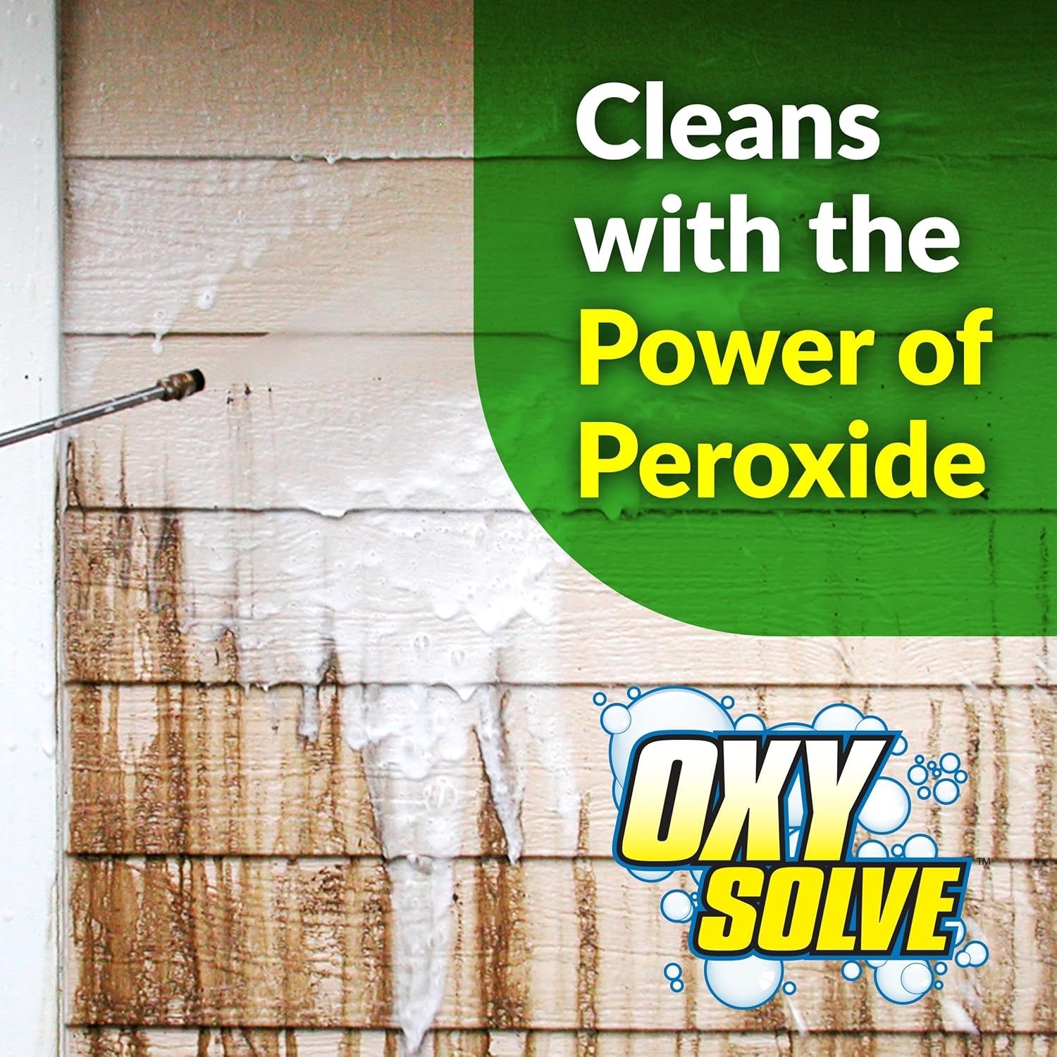 Oxy Solve House and Siding Pressure Washer Cleaner – Removes Stains from Mold…