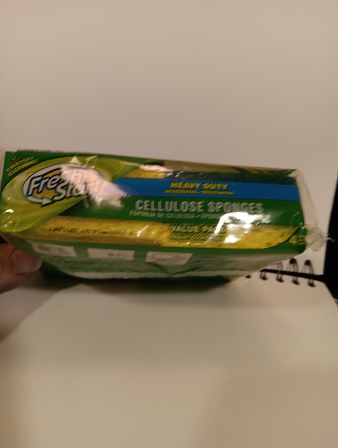Sponges, Heavy duty cellulose sponges value 4 Pack, Great for all Tough Cleaning