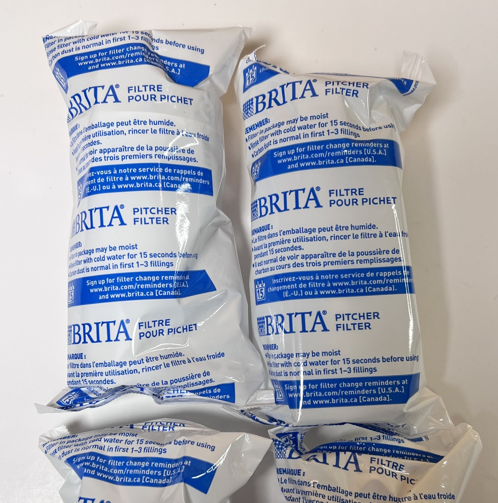 Brita Pitcher Water Filters – 4 Pack Replacement Filters for Cleaner Water