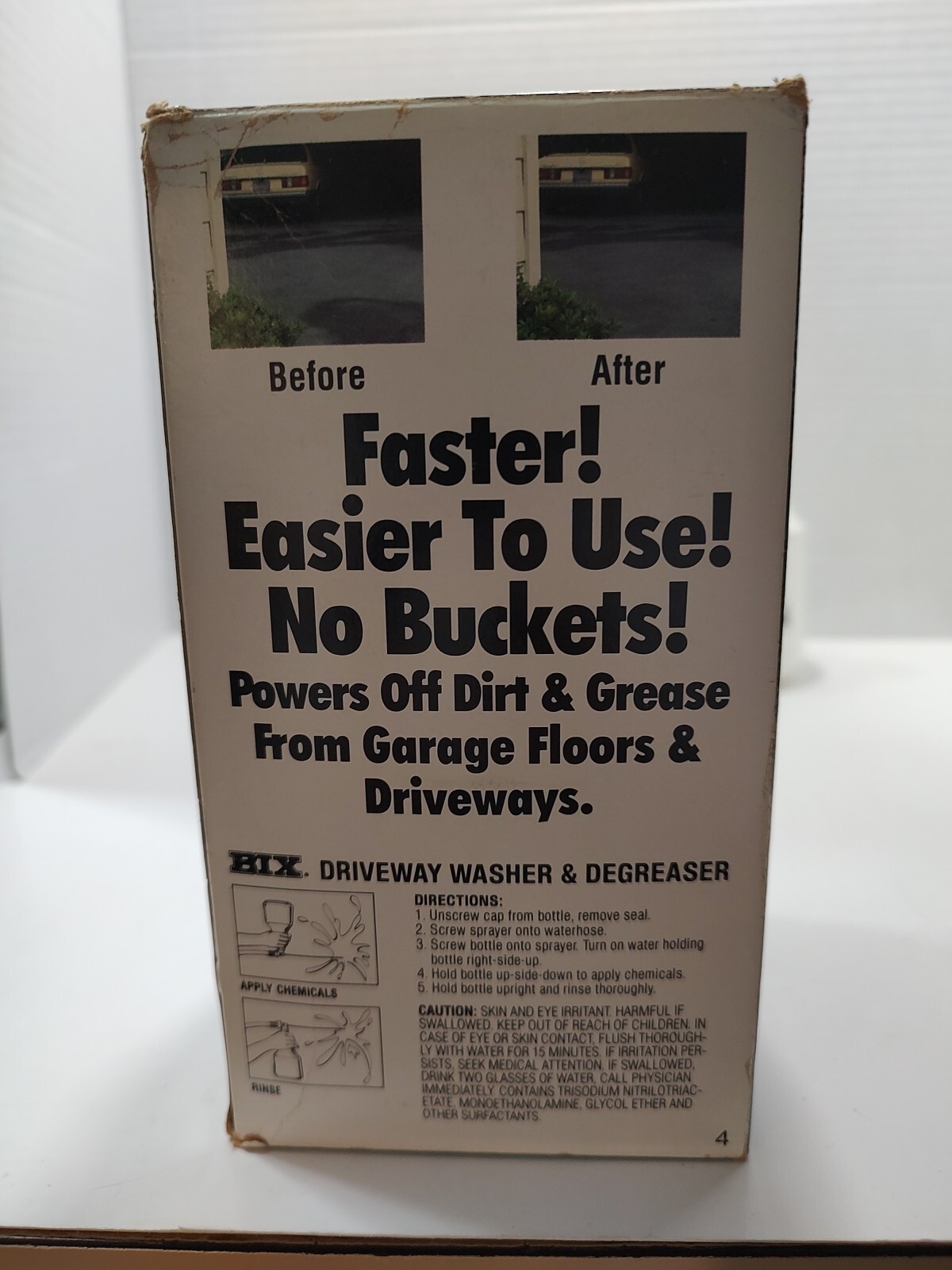 🔥 Bix Driveway Washer And Degreaser For Concrete & Asphalt Powers Off Grease