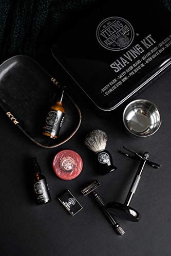Viking Revolution Luxury Safety Razor Shaving Kit – Includes Double Edge Safet