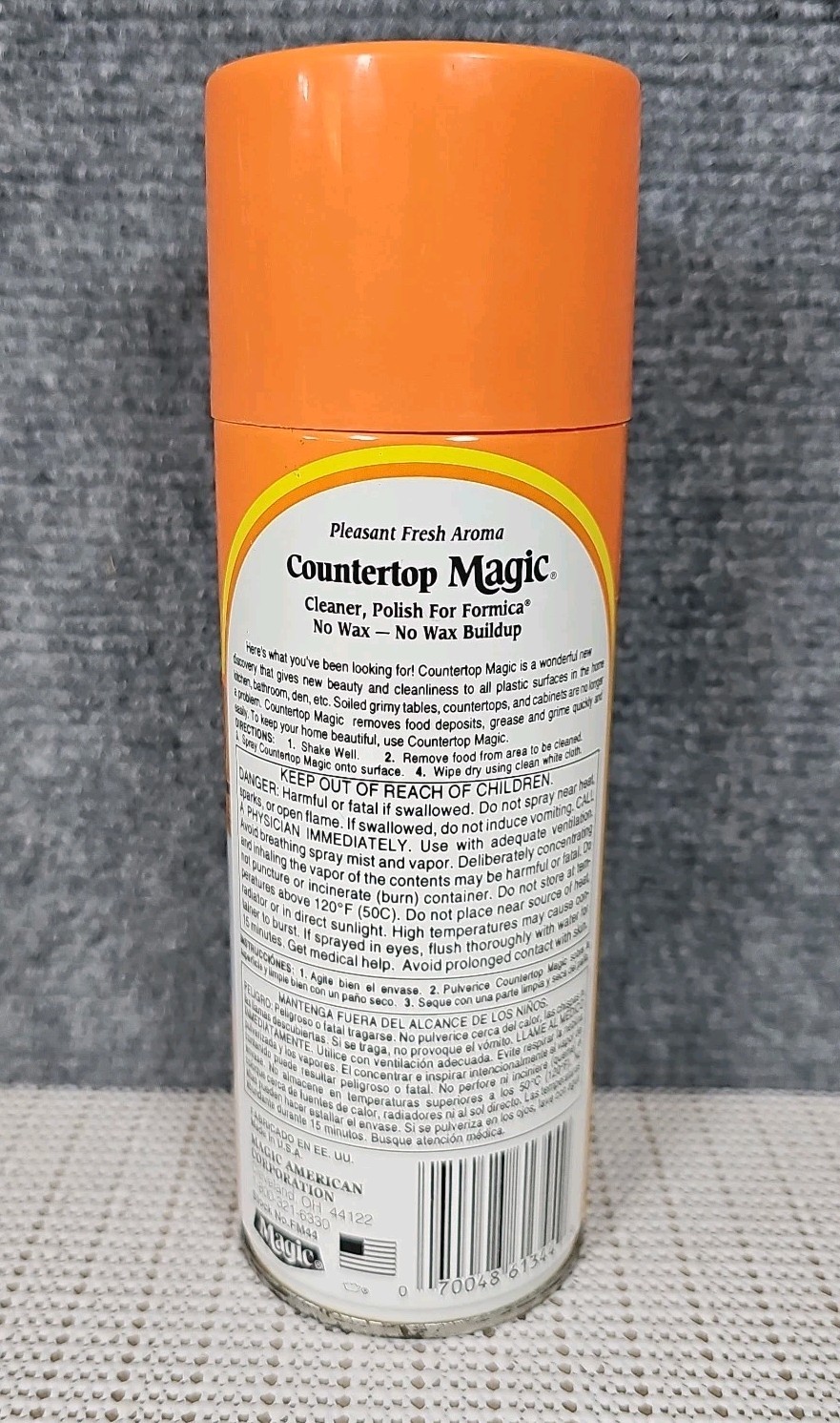 Vtg NOS New COUNTERTOP MAGIC 13 Oz Original Aerosol Spray Formica Laminate