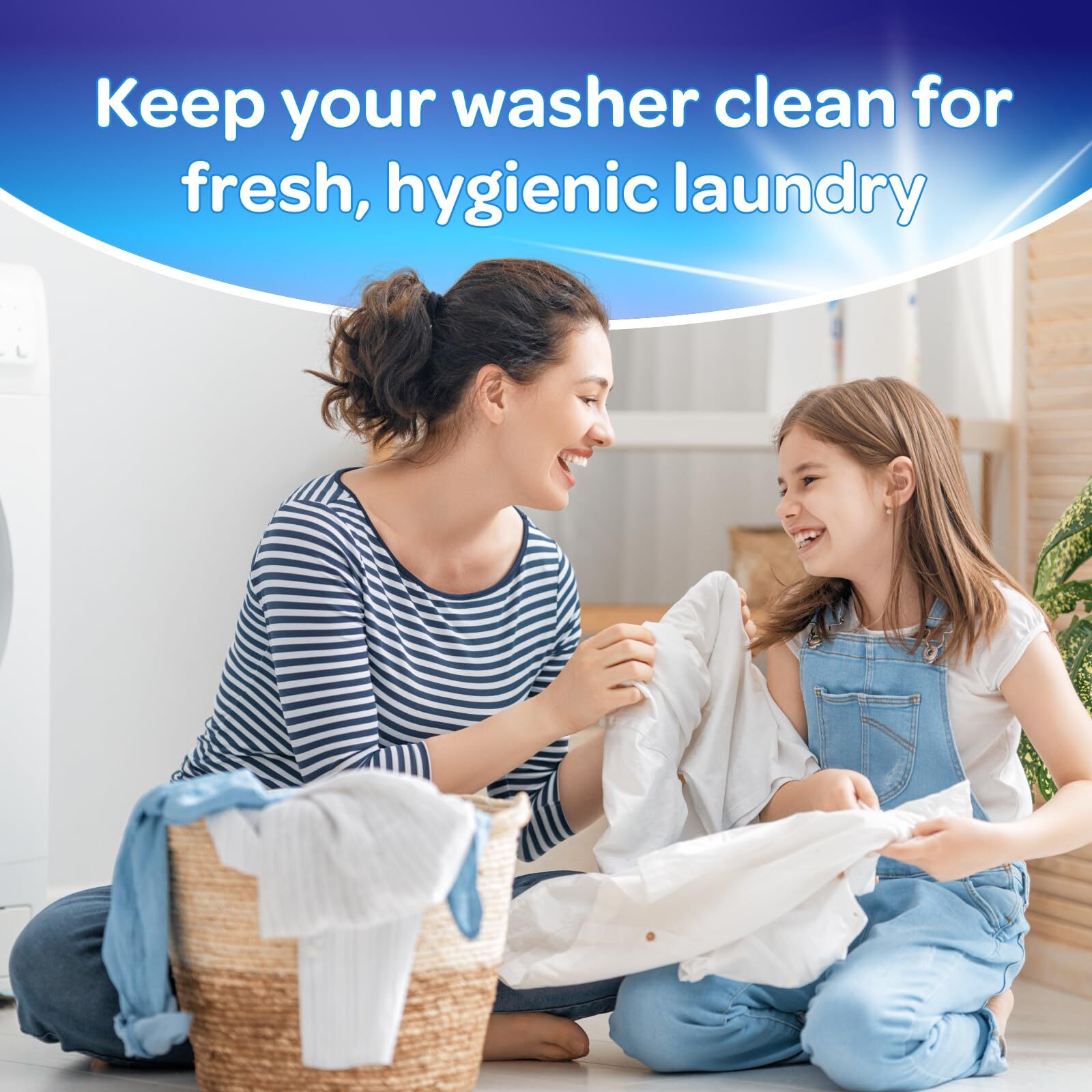Washing Machine Cleaner Tablets 24 Pack – 16.9oz Washing Machine Cleaner Top …