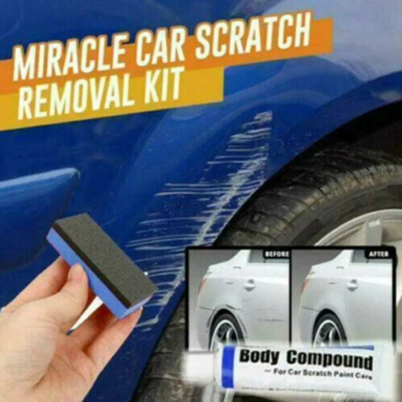 1set Car Scratch Remover Paint Care Tools Auto Repair Polishing Auto Body