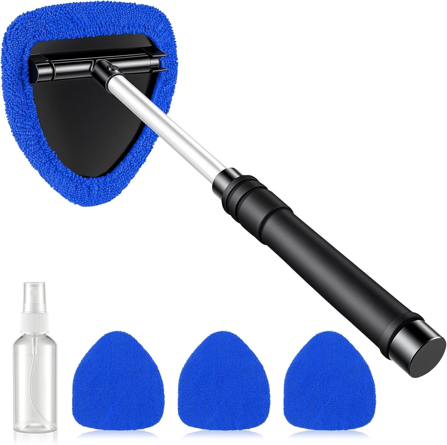Windshield Cleaner Tool, Car Interior and Exterior Window Cleaning Kit with Exte