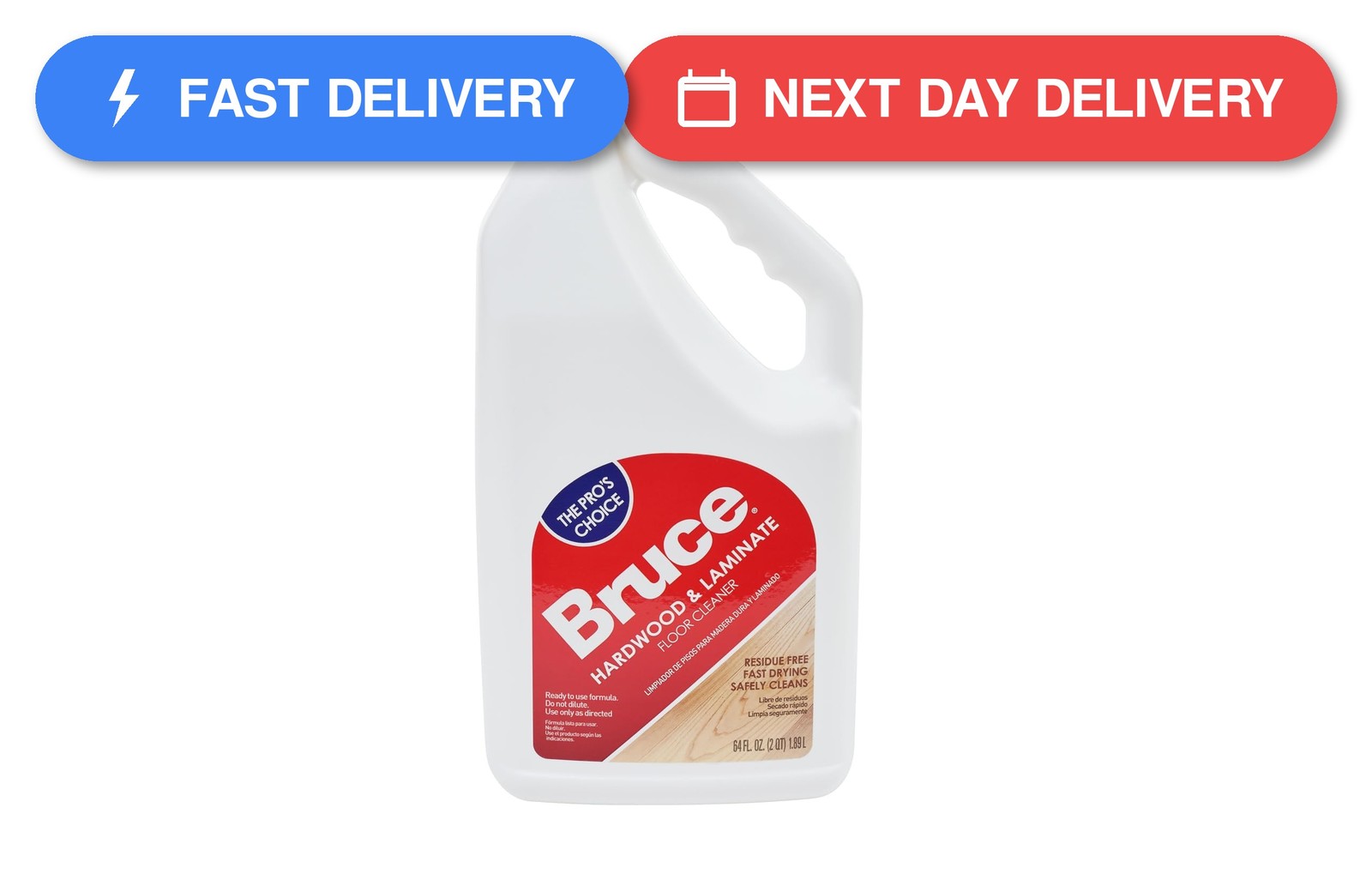Bruce Hardwood and Laminate Floor Cleaner for All No-Wax Urethane Finished…