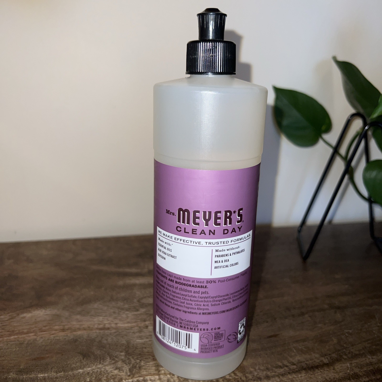 New & Sealed! Mrs. Meyer’s Clean Day Limited Edition Lilac 16oz Liquid Dish Soap