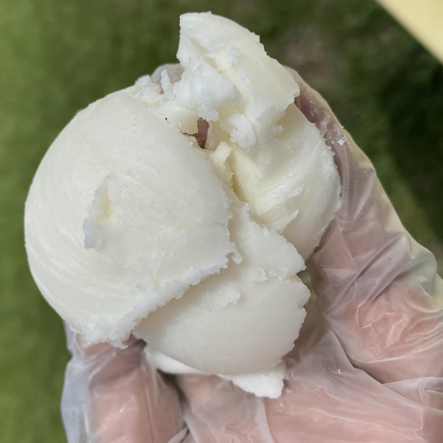 3CAYG 5lb Pail White Refined Shea Butter Deoderized Skin and Hair Body Butter