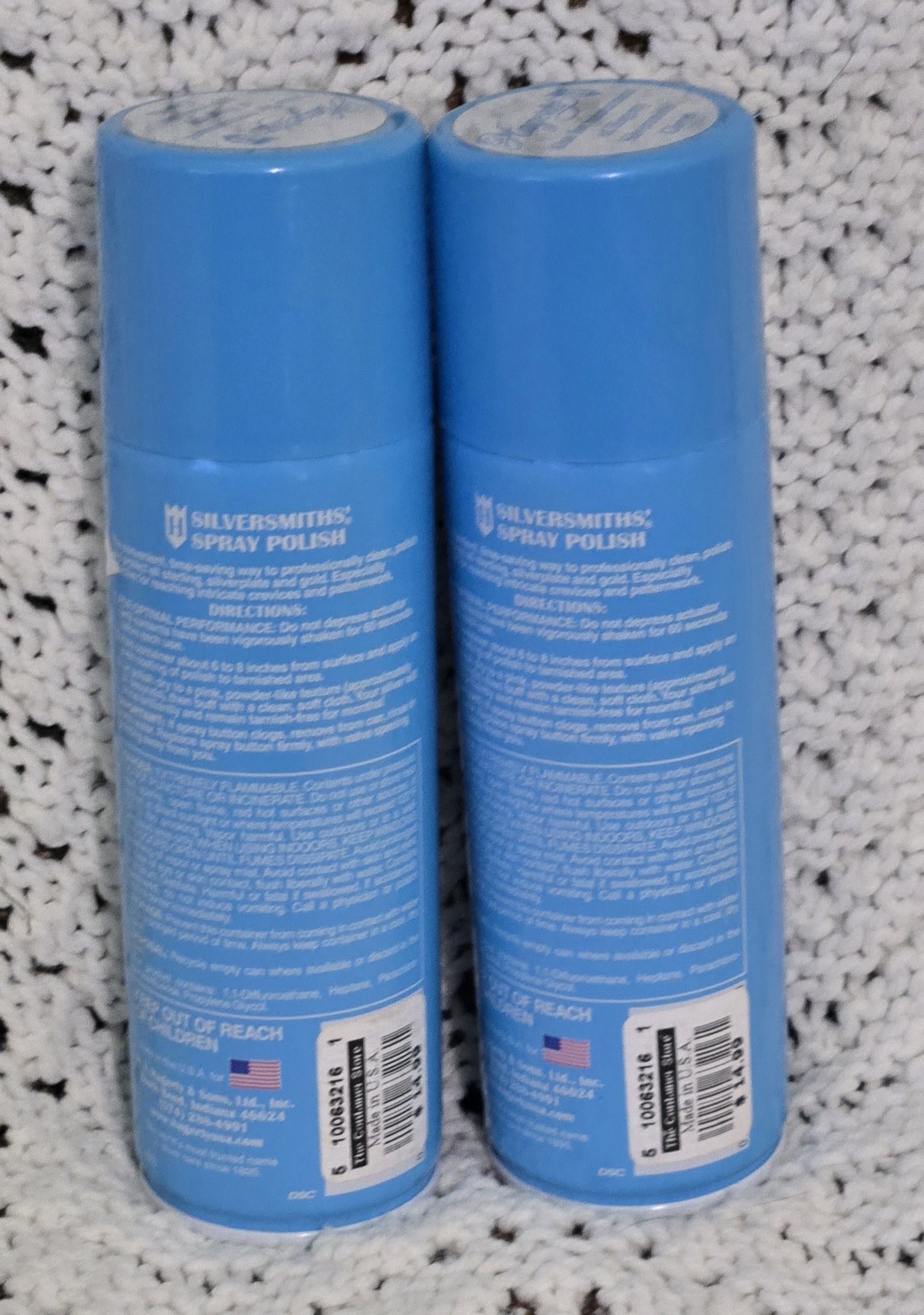 Hagerty Silversmiths Spray Polish Aerosol 8.5 oz R-22 Tarnish Preventer Lot of 2