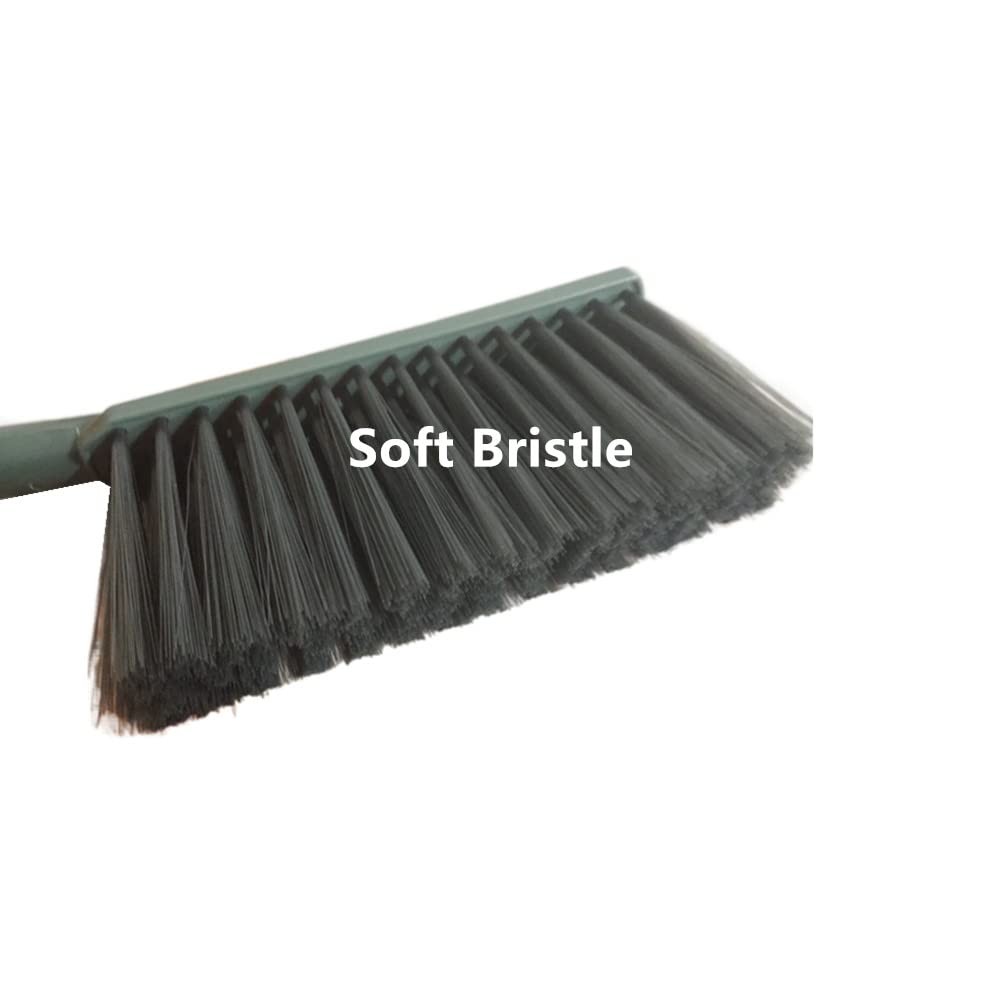 2 Pack Soft Bristle Bed Sheets Sweeping Cleaning Brush with Long Hand, Counte…
