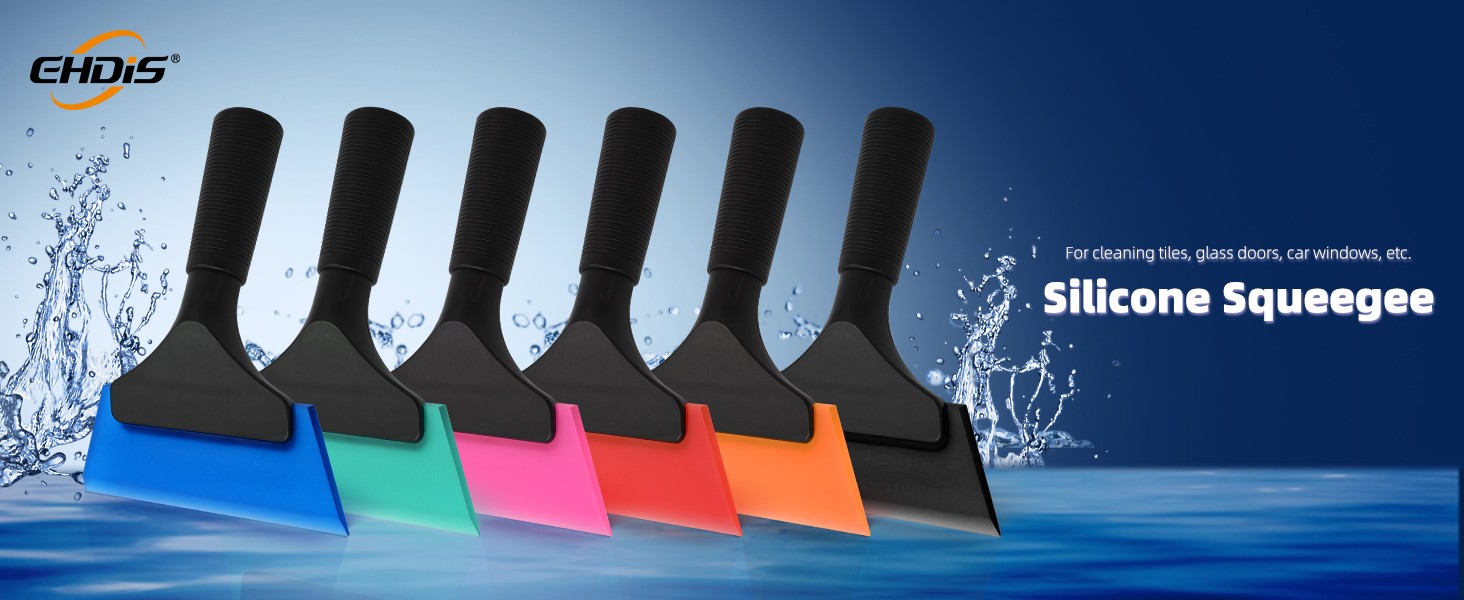 Small Squeegee 5 inch Rubber Window Tint Windshield Scraper for Car,Glass,